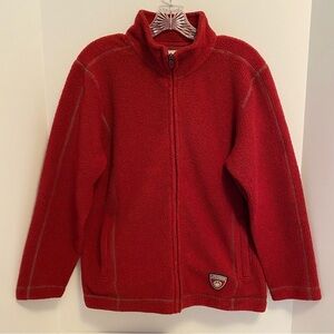 Good Kids By Life Is Good Boys Fleece Full Zip Jacket Red Size XL (12-14)
